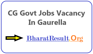 CG Govt Jobs Vacancy In Gaurella| Apply Jobs in Gaurella