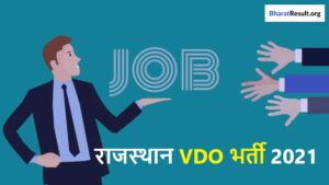 RSMSSB VDO Recruitment 2021 | राजस्थान कर्मचारी चयन बोर्ड VDO भर्ती 2021