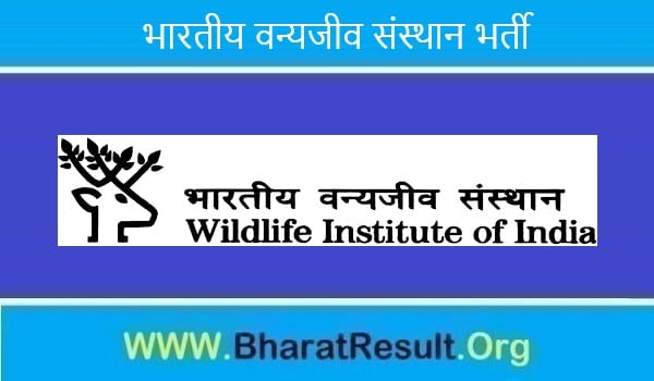 Wildlife Institute of India Recruitment 2022। भारतीय वन्यजीव संस्थान भर्ती 2022 
