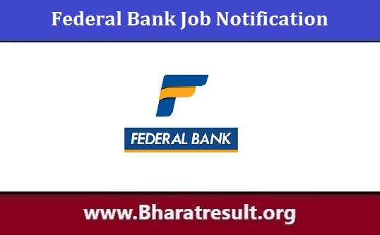 Federal Bank Job Notification