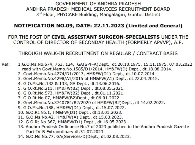 APMSRB Recruitment 2024 | एपीएमएसआरबी भर्ती 2024